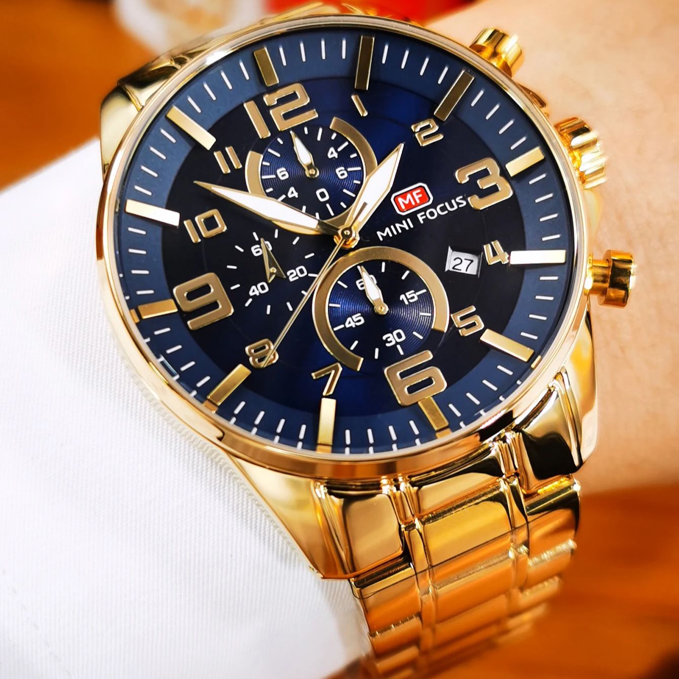 Luxury Watch Investment - MINI FOCUS Multifunctional Quartz Watch for