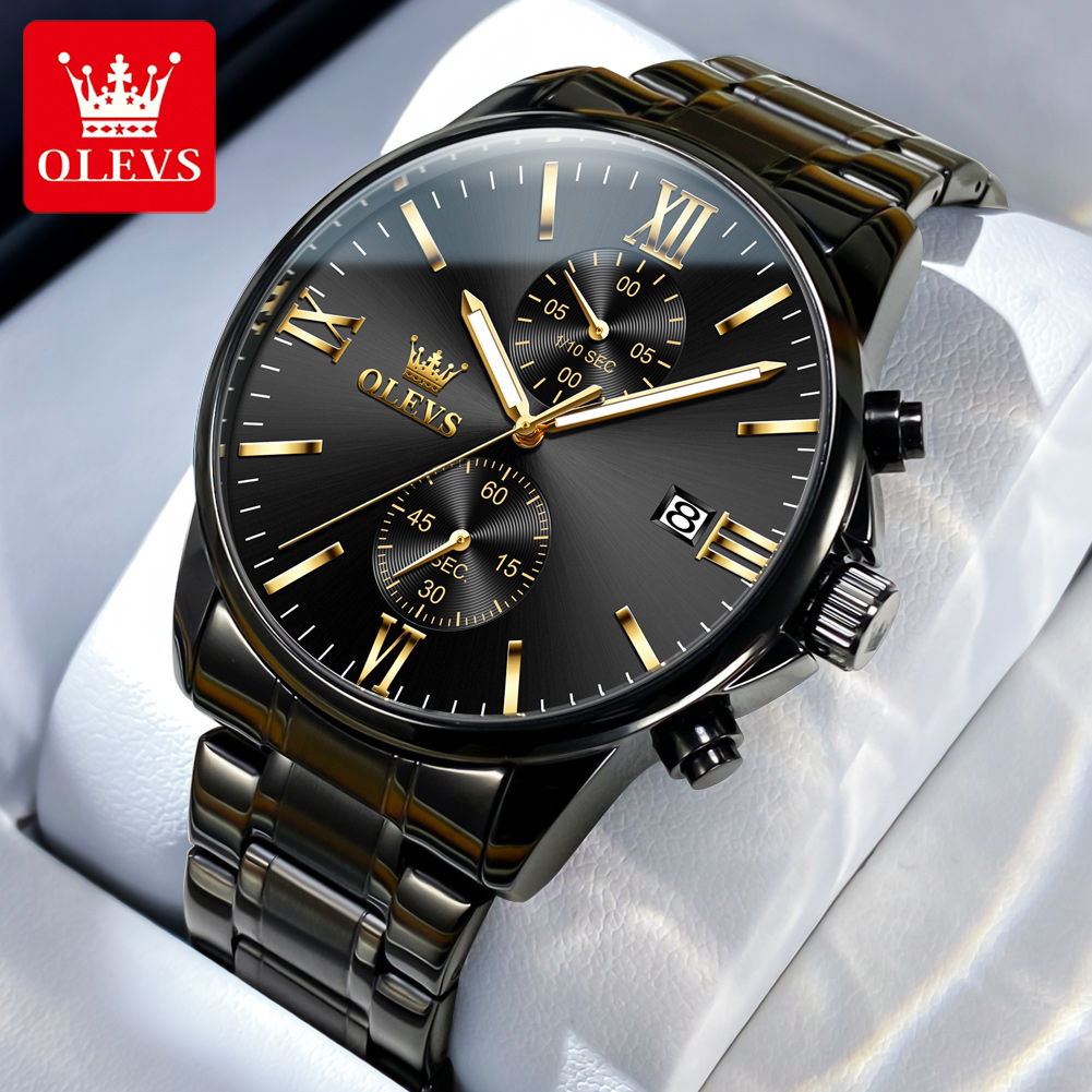 OLEVS 2886 Classic Black Quart - đánh giá và giá Luxury Watch Investment