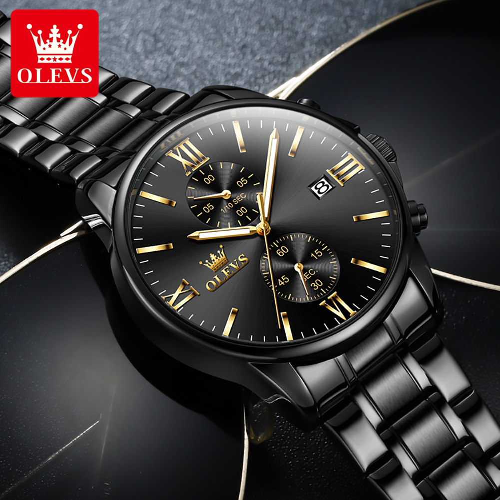 OLEVS 2886 Classic Black Quart - đánh giá và giá Luxury Watch Investment