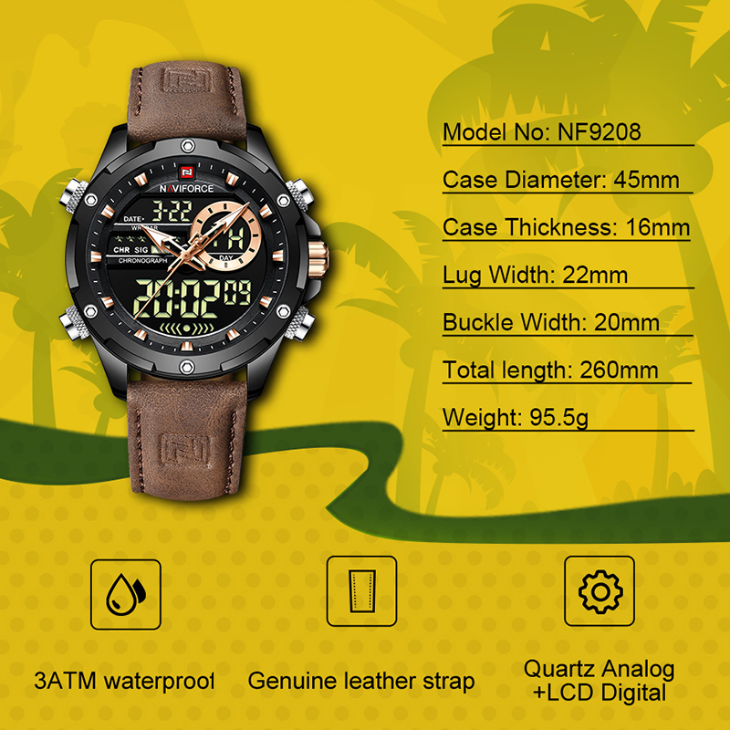 New NAVIFORCE Men Watches Quar - đánh giá và giá Luxury Watch Magazine