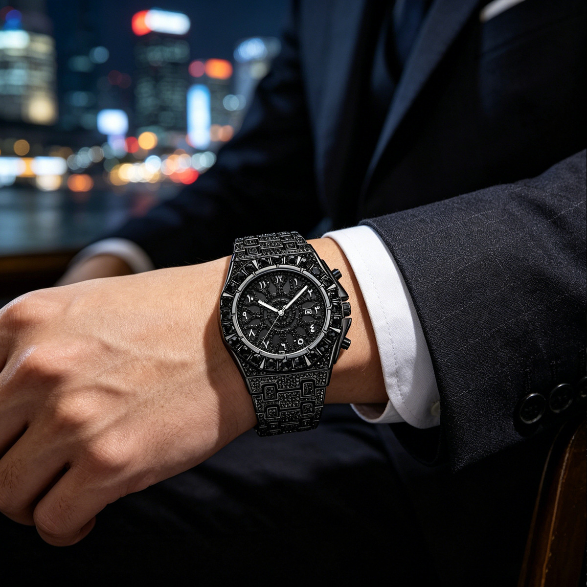 UNIGUET Cool Black Diamond Wat - đánh giá và giá Luxury Watch Iceberg