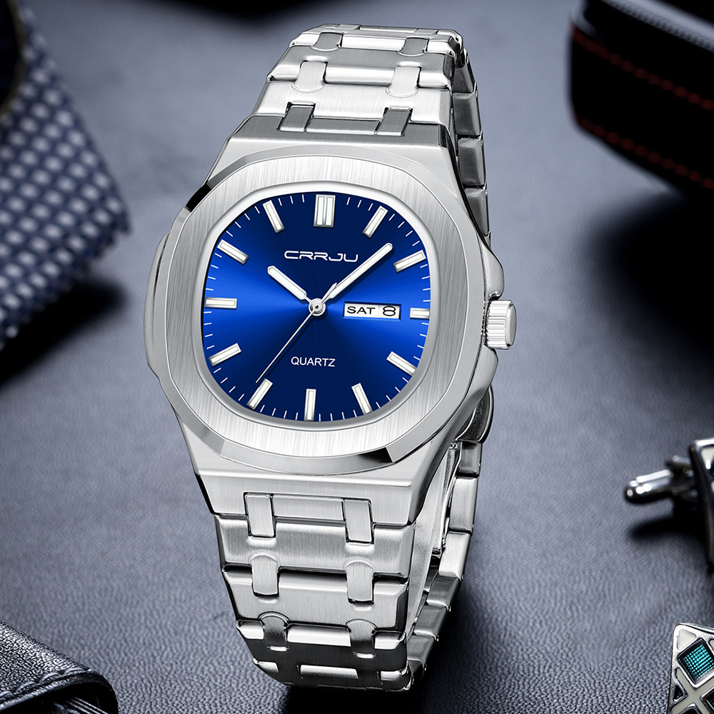 CRRJU 5039 Top Brand Men's Qua - đánh giá và giá Luxury Watch Top 10