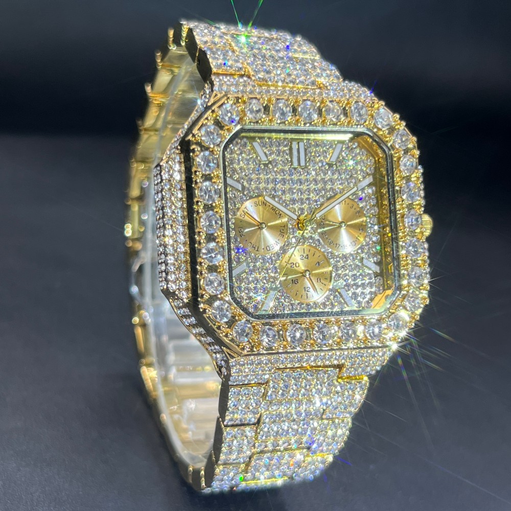 MISSFOX Luxury Diamond Watch f - đánh giá và giá Luxury Watch Iceberg