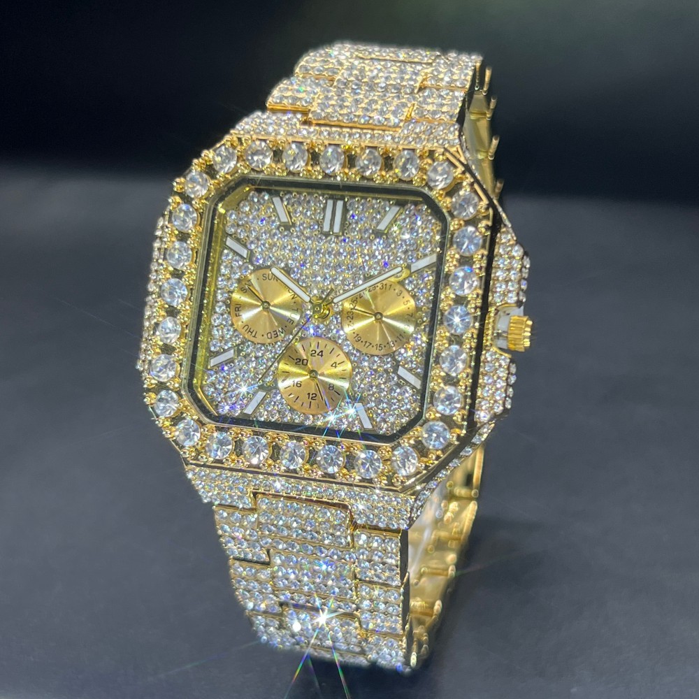 MISSFOX Luxury Diamond Watch f - đánh giá và giá Luxury Watch Iceberg