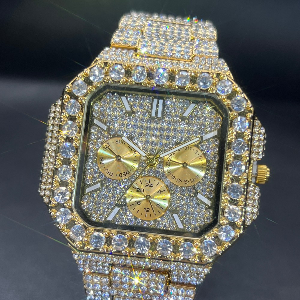 MISSFOX Luxury Diamond Watch f - đánh giá và giá Luxury Watch Iceberg